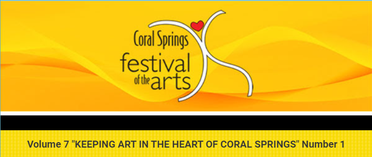 Announcing the 17th Annual Coral Springs Festival of the Arts!